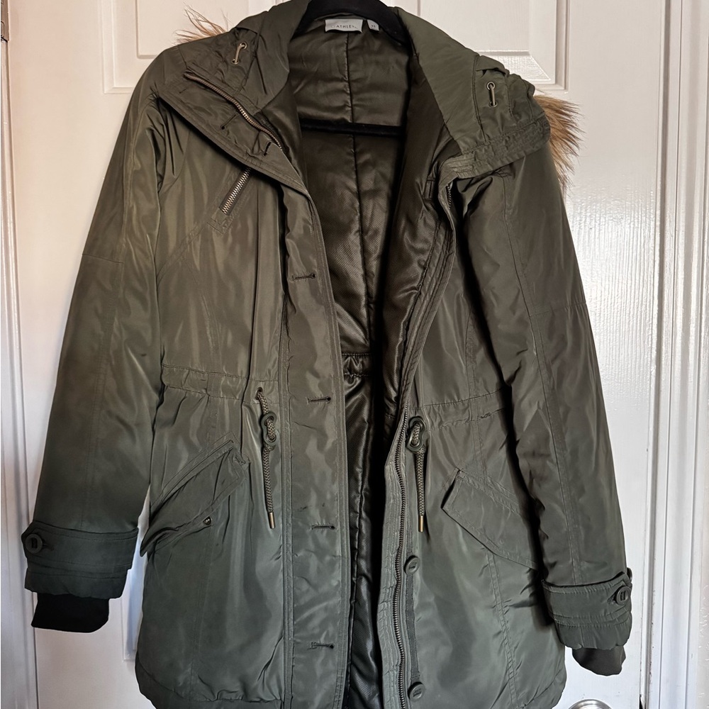 Athleta Green Winter Parka